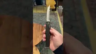 #Topknife - handle review #Microtech #halo  VI Tanto OTF Automatic Black  #250-10