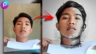 Creative Sketch Effect | Picsart Editing | Tutorial