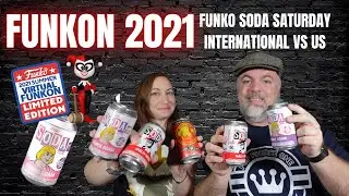 Funkon Funko Soda Saturday w/ International Funko Sodas vs US Sodas! Prince Adam & Harley Quinn
