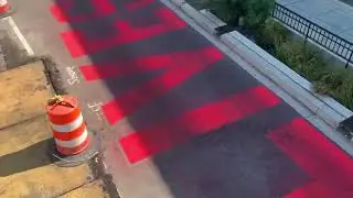 &lsquo;Baby Lives Matter&rsquo; painted on the street in front of a Planned Parenthood
