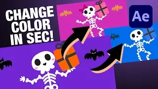 【AE Tutorial】Dropdown Menu to Change Color in Seconds! (After Effects Expression)
