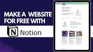 Build a Stunning Website with Notion - No Coding Required!