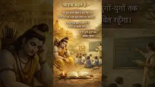 राम व्यथा#Ramayan #Mahabharat #raam #LifeLessons #IndianEpics #SanatanWisdom #TruthOfHistory