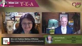 The Teatime with Miss Liz Podcast. Enjoying a hot cup with our Costa Rican expat guest Richard Blank