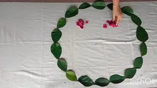 monthly baby photoshoot ideas..2nd month baby photoshoot ideas at home..flower theme..leaves theme