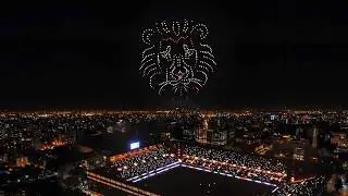 500 Drone Show Highlighted 120 Years of Estudiantes de La Plata Club, Argentina
