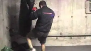 boxtechniken am sandsack.MOD