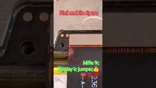 redmi 9a display light jumper No.1 mobile,