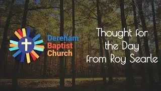 Special message from Roy Searle