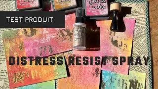 TEST PRODUIT | COMMENT UTILISER LE DISTRESS RESIST SPRAY RANGER - TECHNIQUE DE RESERVE (RESIST)