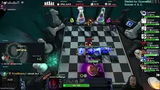 TB Aqirs 4 Warlocks! Dota Auto Chess Season 39!