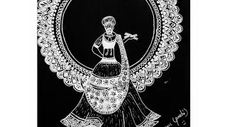 Mandala Dancing girl|| Dance theme|| Navaratri special||