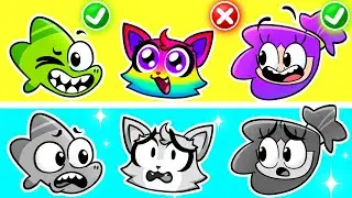 The Green Crayon's Story 🖊️ Funny English for Kids! #animation #kids #funny