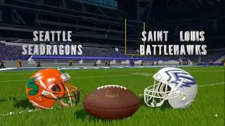 Football Simulator | Seattle Sea Dragons at St. Louis Battlehawks | XFL Week 9 Simulation