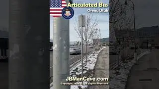ARTICULATED BUS in OREM Utah USA JBManCave.com #Shorts