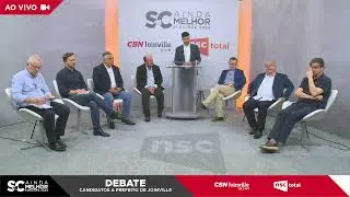 Eleições 2024 | Debate com os candidatos à Prefeitura de Joinville