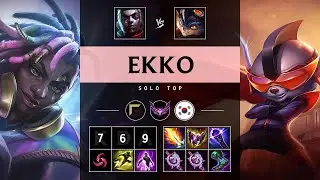 Ekko Top vs Rumble - KR Master Patch 25.15
