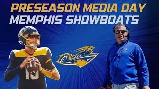 Memphis Showboats Media Day Week One: QB Case Cookus, HC John DeFilippo, and OC Doug Martin