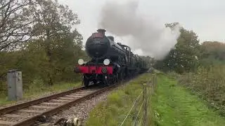 Beachyhead and tornado double heading out of Horsted Keynes 