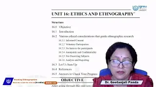 Interpretive Ethnography, Ethics and Ethnography