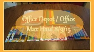 Office Depot / Office Max Haul 8/9/15 ~ Need to Find an Organizer