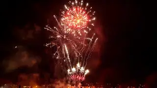 50th anniversary of the moon landing celebrated during 2019 Perth firework display in Scotland