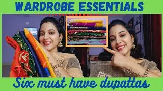 six must have dupatta haul💕amazon dupatta haul💕#wardrobeessential #dupattahaul