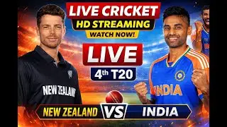 INDIA vs New Zealand, 4th T20 | IND vs NZ Live Cricket Match Today | Live Score & Commentary ✅