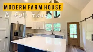 Walk Thru of A Beautiful Modern Farmhouse