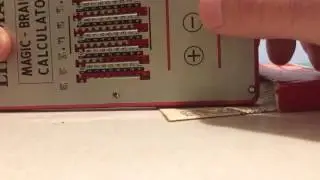 Vintage Magic Brain Calculator - A True Sexist Toy (wait for it)