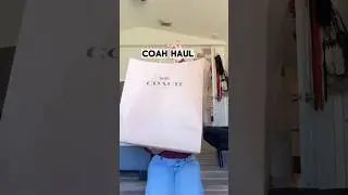 New bag added to my collection 🤭 #shopping #shorts #shoppinghaul #coach