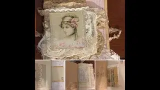 Misty Rose Junk Journal In the Making Progress Video