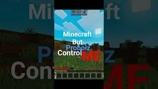 MINECRAFT but @ProBoiz95 control Me #minecraft