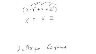 Applying the DeMorgan's Complement