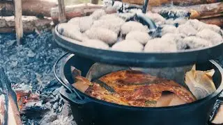 Dutch Oven Camp Pizza, easy and delicious!