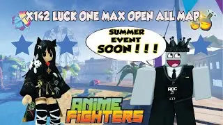 Anime Fighters SimulatoR SUMMER EVENT COMING SOON!! (2 NEW CODES) x142 Luck One Max Open All Map!!