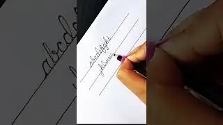Lowercase calligraphy letters #shorts #calligraphy #letterwriting #handwriting #viral