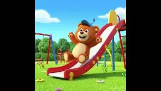 Jumping Teddy Bear 🧸 | Action Kids Rhymes#preschoollearning