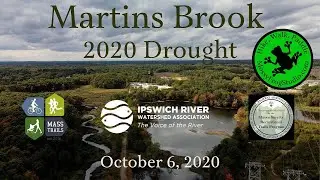 Martins Brook Drought, North Reading/Wilmington, MA- {Drone Video}