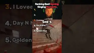 Ranking Best Gaming Singing Moments  #gaming  #singing