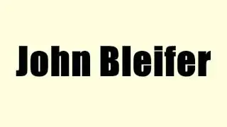 John Bleifer