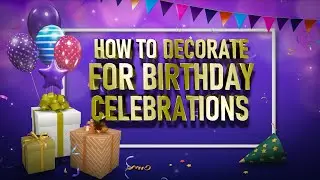 How to Decorate for Birthday at Home with Balloons