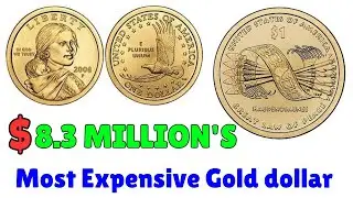 Top 10 Most Expensive USA Gold $ 1 Dollar Coins You Need to Look For! $1 Coins Worth BIG Money!