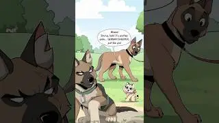 Pixie Meets Another Shepherd 🐶 | Funny Comic Dub (Pet Foolery) #comics #funny #funnycomic #comicdub