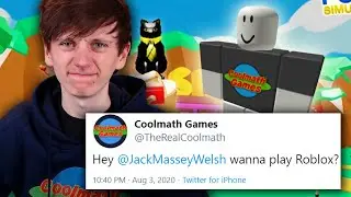 CoolMath Games asked me to play ROBLOX with them..
