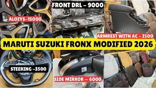 2026 Maruti Suzuki Fronx Genuine Accessories ✅ Maruti Suzuki Fronx Base Model Modified With Price ✅