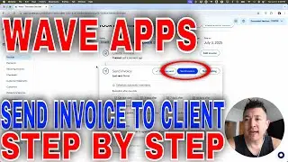 ✅  How To Send Invoice To Your Client Using Wave Apps🔴