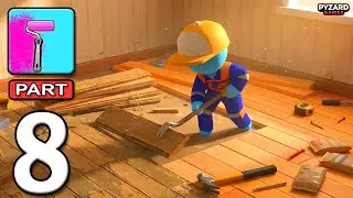 Flooring Master - Gameplay Walkthrough Part 8 - Paint Renovate & Decorate (Android, iOS)