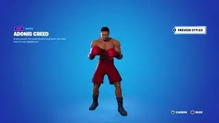 Fortnite Adonis Creed Skin Preview !!! 😱