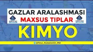 GAZLAR ARALASHMASI I GAZLARGA OID I GAZLAR BO`YICHA